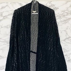 Eileen Fisher Black Knit Sweater size XL